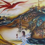 Moi sur une peinture... une oeuvre d'art !