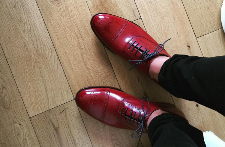 red shoes paul smith