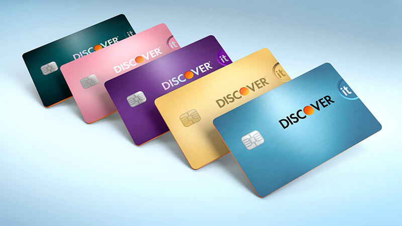 Colors of the discover credit card