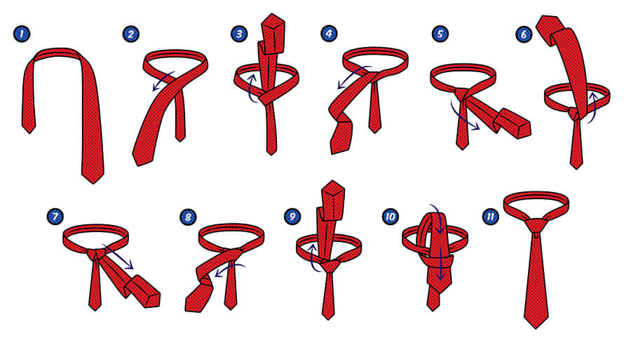 how to tie a tie