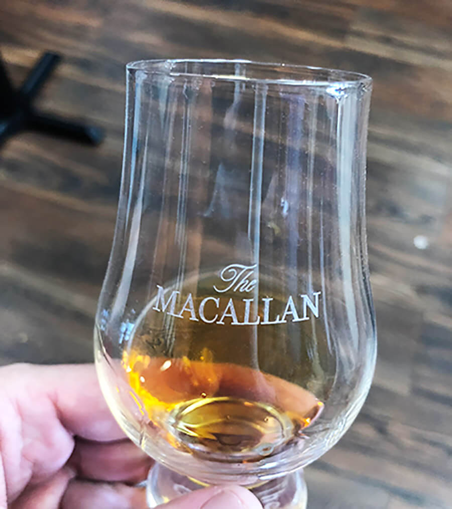 The Macallan Whisky tasting