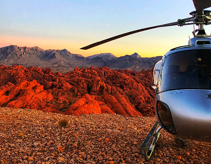 helicopter trip over the Hoover Dam and Lake Mead