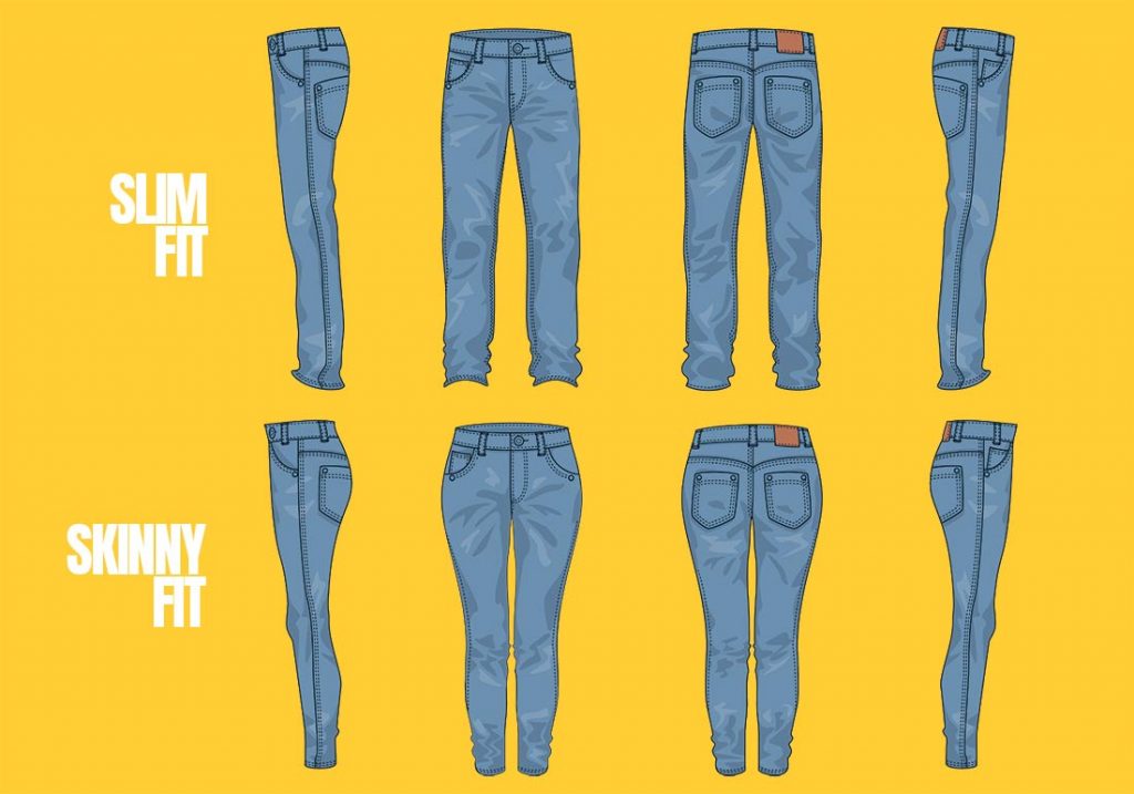 slim fit skinny fit