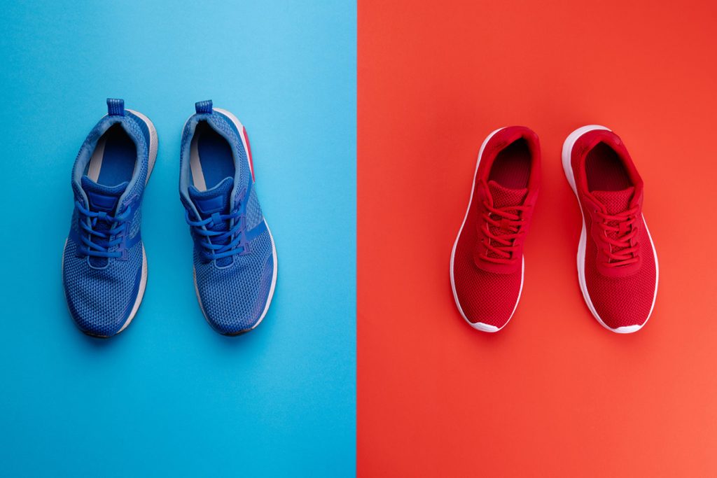 A Comparison Between Training Shoes and Running Shoes