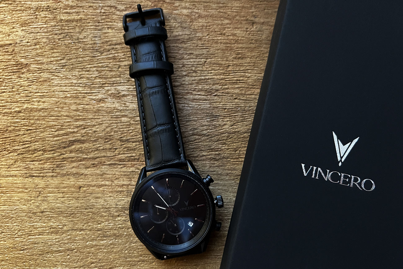 The Chrono S - Matte Black 40mm from Vincero Collective