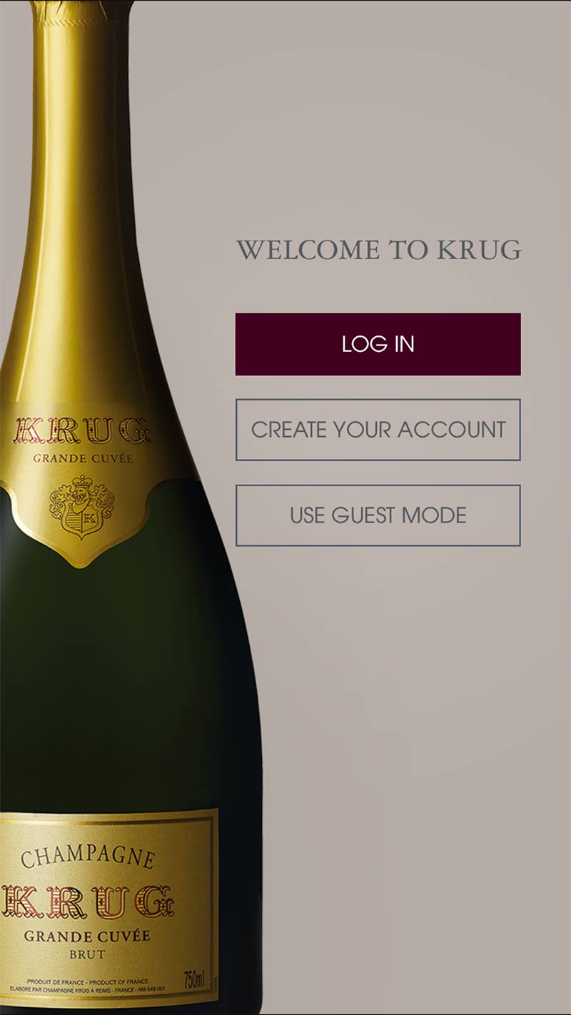 Champagne Krug launches ID code … a new way of communicating with