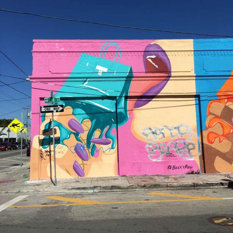 Wynwood the street art district of Miami to visit!