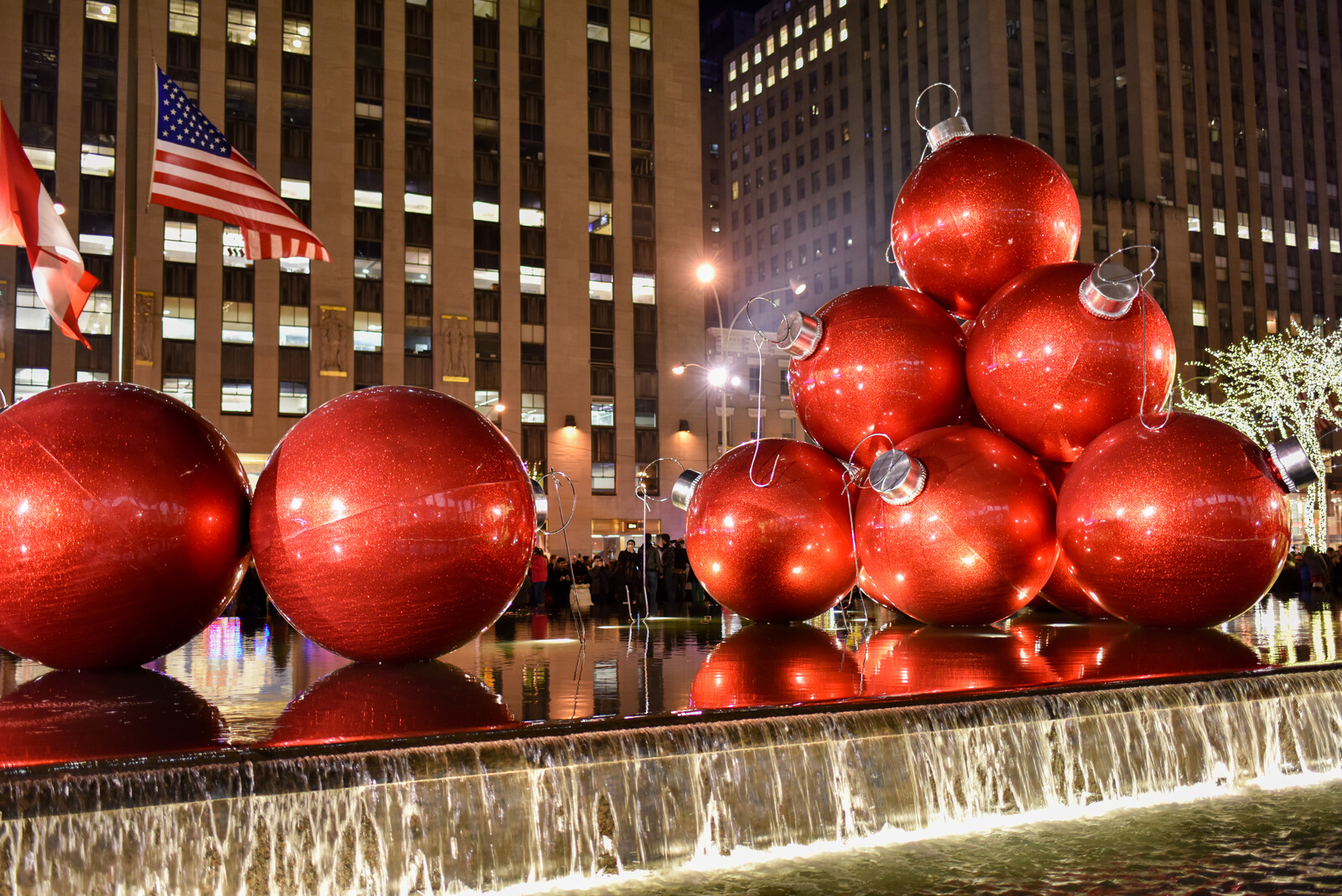 New York during Christmas time