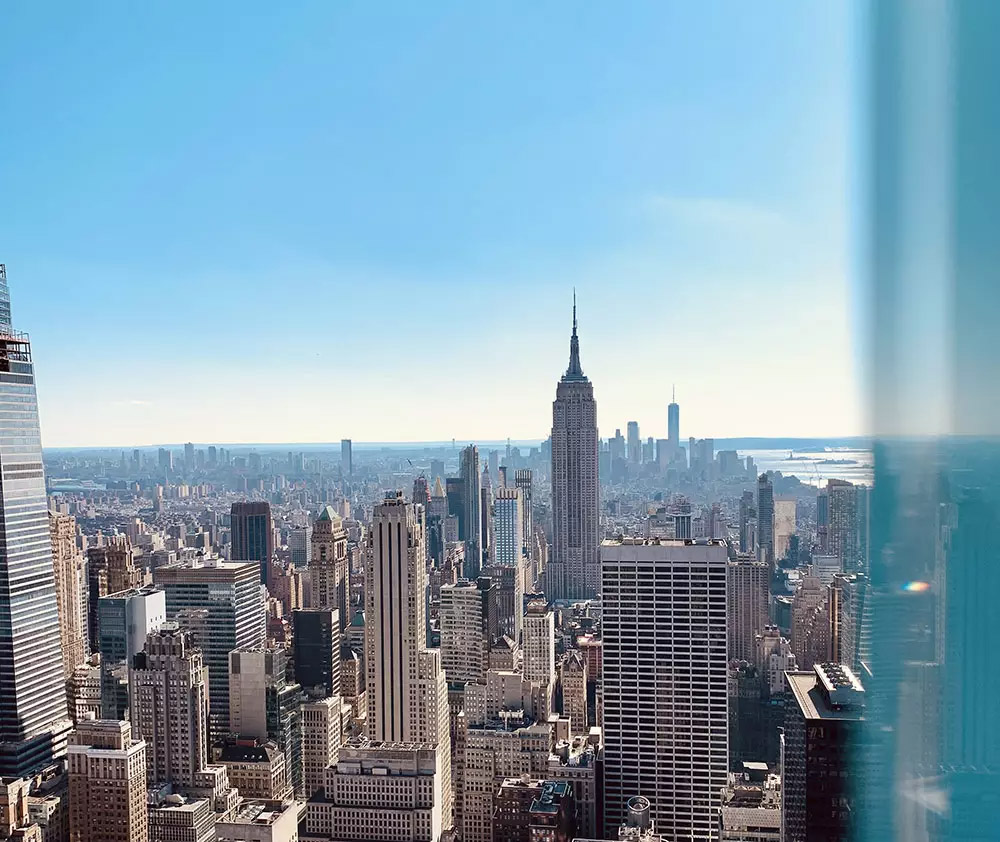 View from Top of the Rock with my New York City Pass