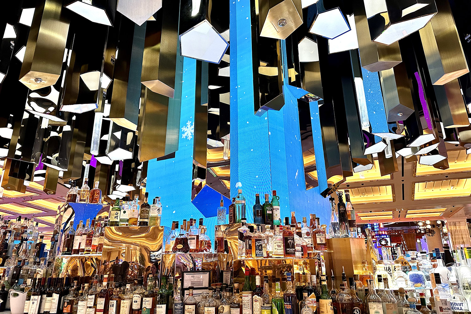 Bar at the Resort World in Las Vegas