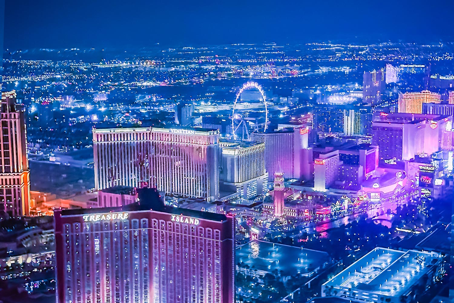 helicopter tour over Las Vegas