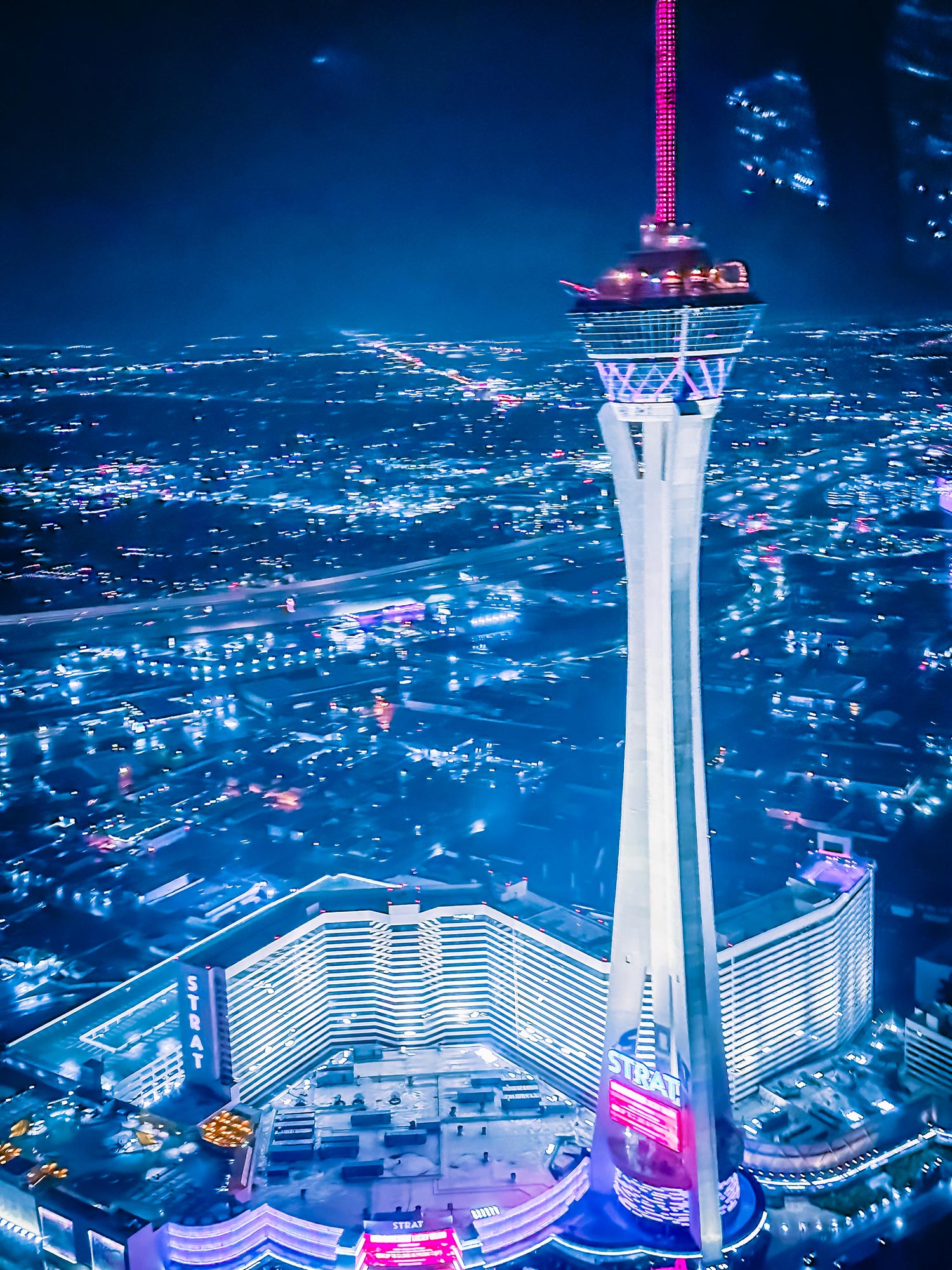 helicopter tour over Las Vegas