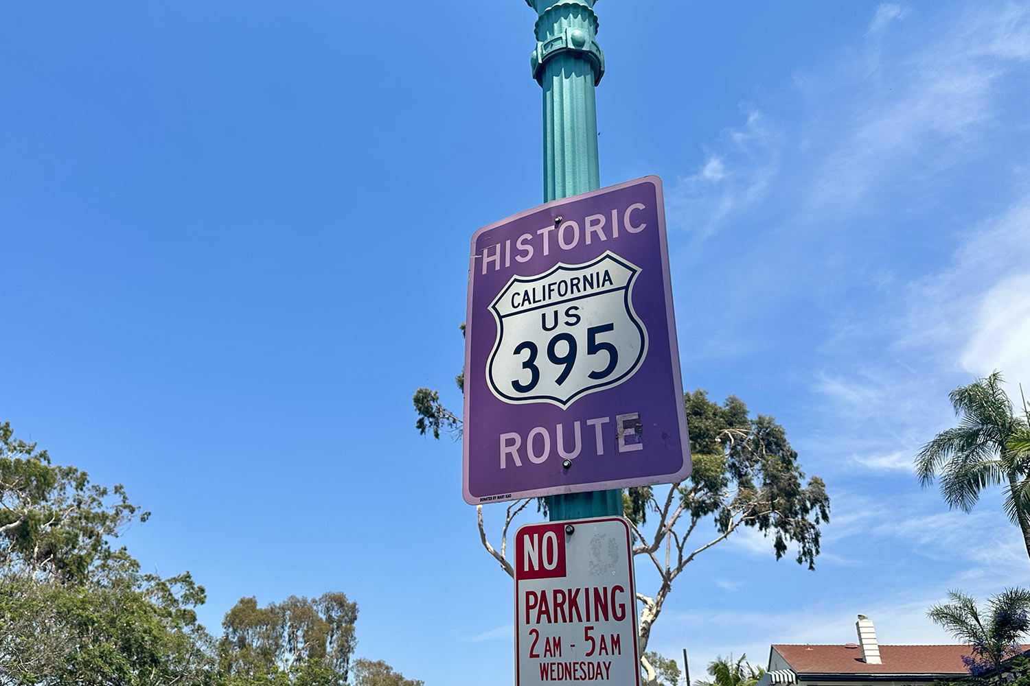 Route 365 in San Diego, California
