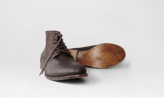 boots homme cuir brun allsaints