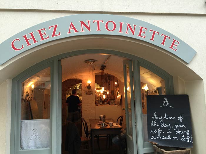 Chez Antoinette à Londres