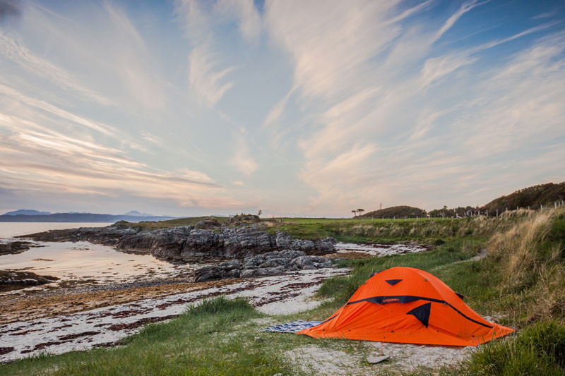 camping dans la nature