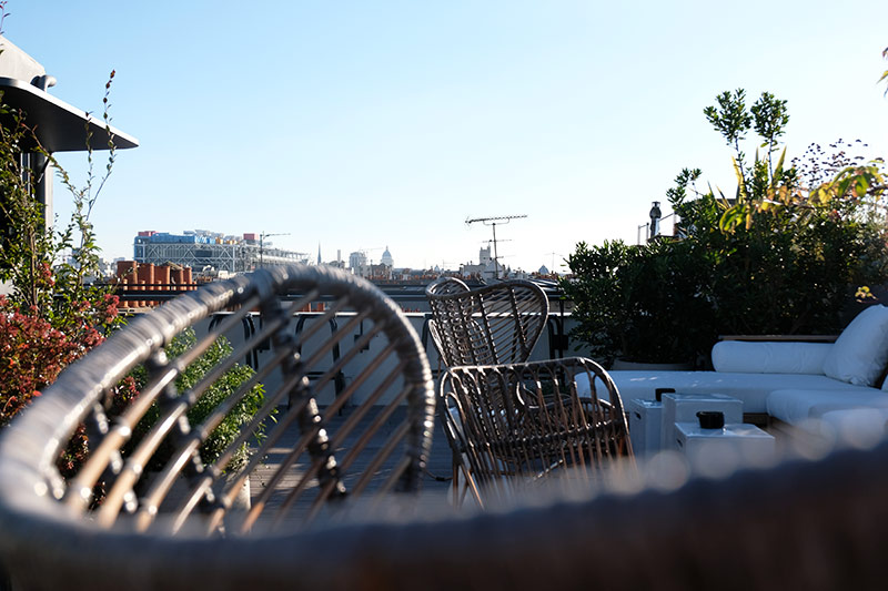 Terrasse de l'Hôtel des Arts et Métiers