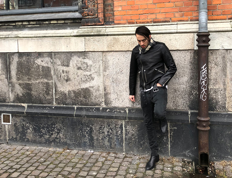 perfecto homme allsaints en cuir