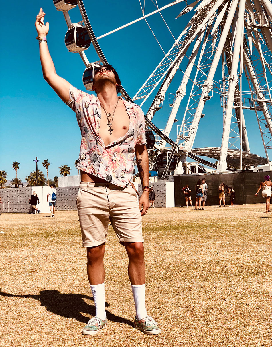 look homme coachella