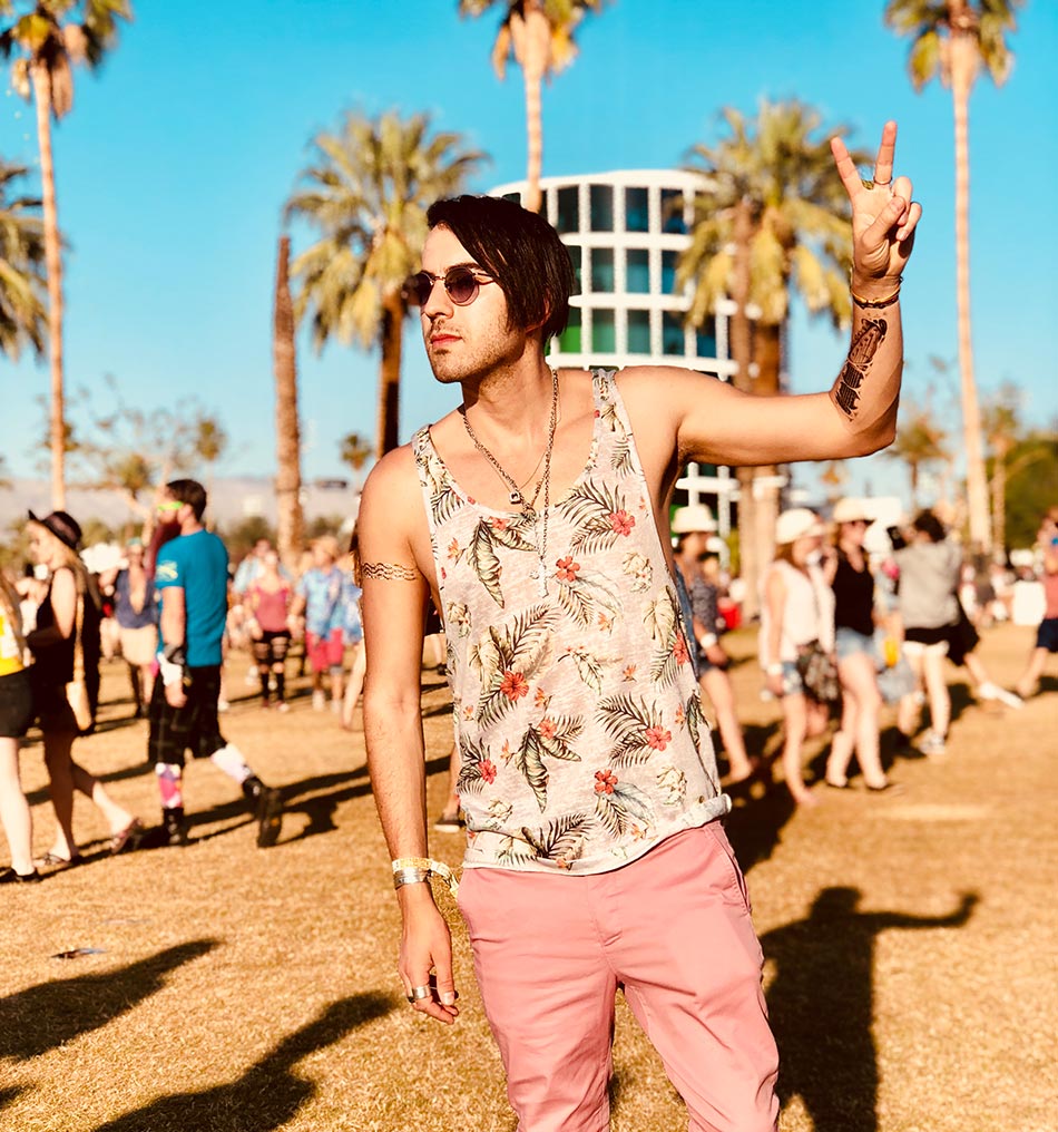 look homme coachella