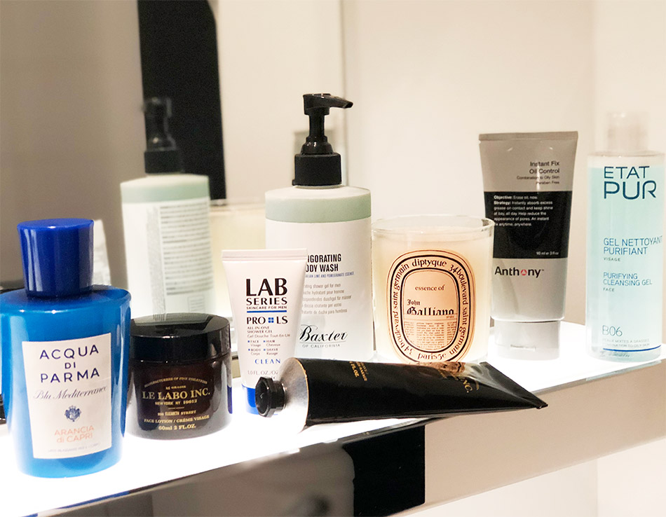 produits de beautés pour hommes