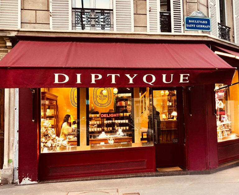Diptyque Visite de la boutique du 34 Bd St Germain à Paris