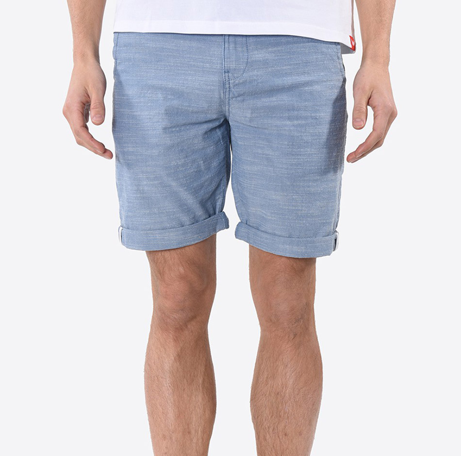 Short chino pour homme, coupe droite