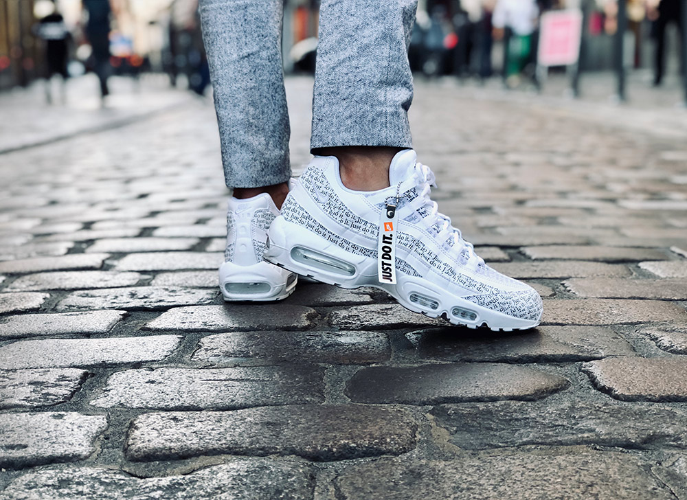 Nike Air Max 95 SE blanche Just Do It