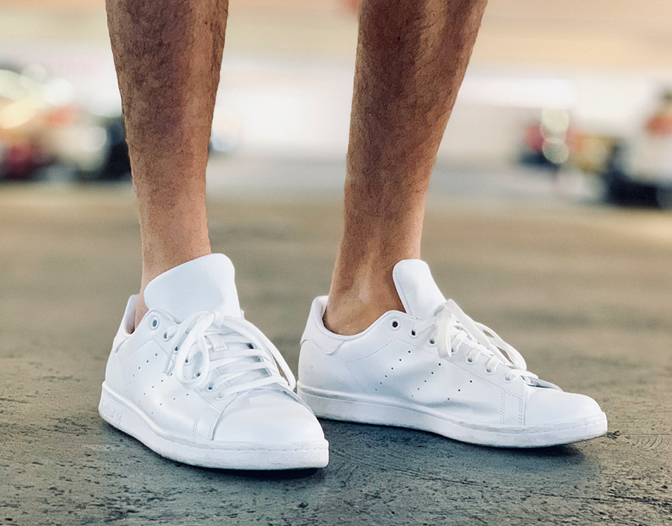 baskets stan smith blanches pour homme