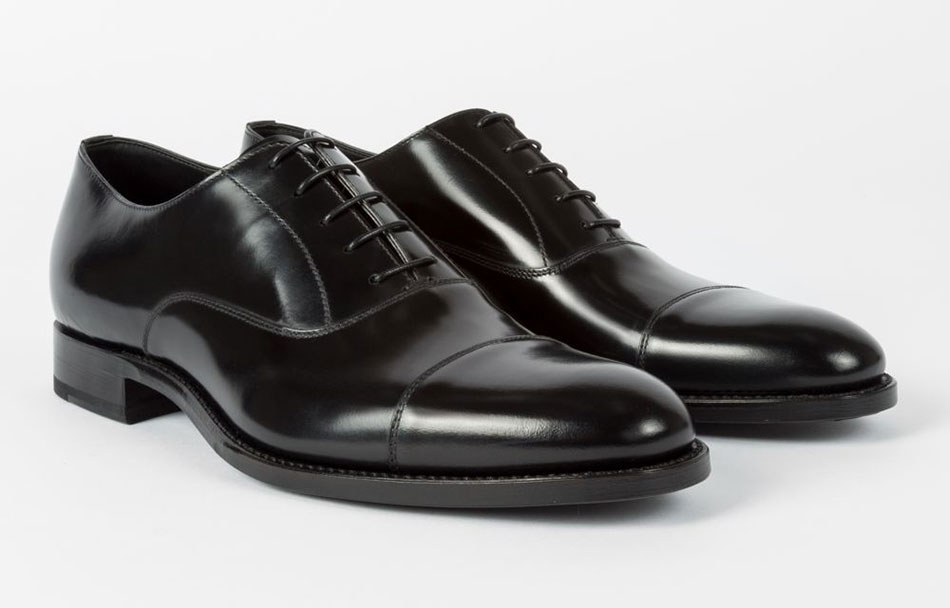 Chaussures Oxford Homme 'Carlisle' Noires En Suède paul smith