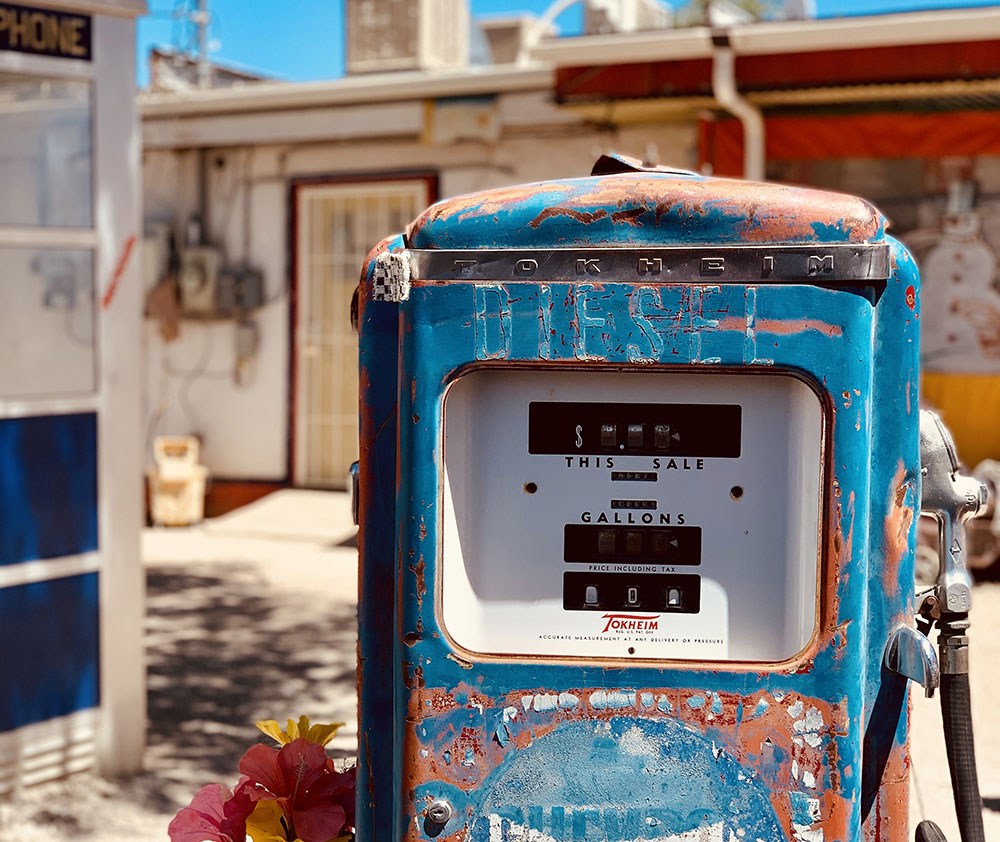 route 66 ancienne pompe a essence