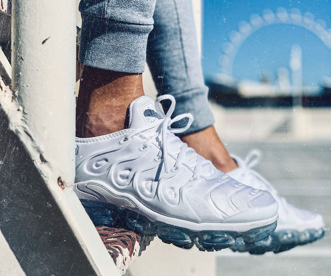 Nike Air VaporMax Plus blanches