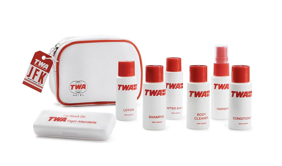 trousse de toilette avion twa hotel