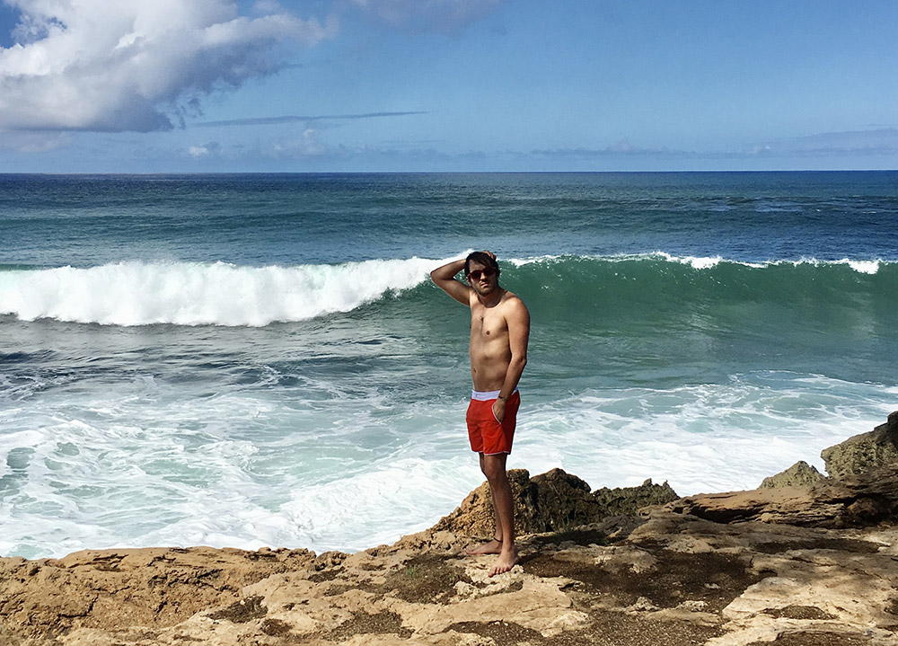 Plage des surfeurs à Hawaï