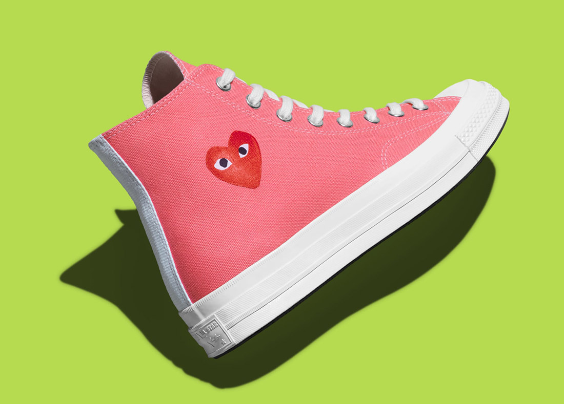 converse cdg play roses