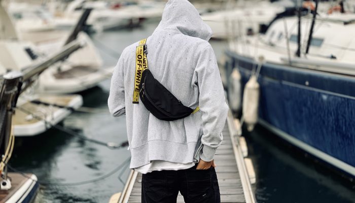 sac banane off white