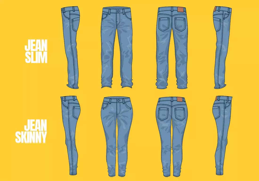 Jeans VS Jean Skinny pour Hommes: Quelle est la différence ?