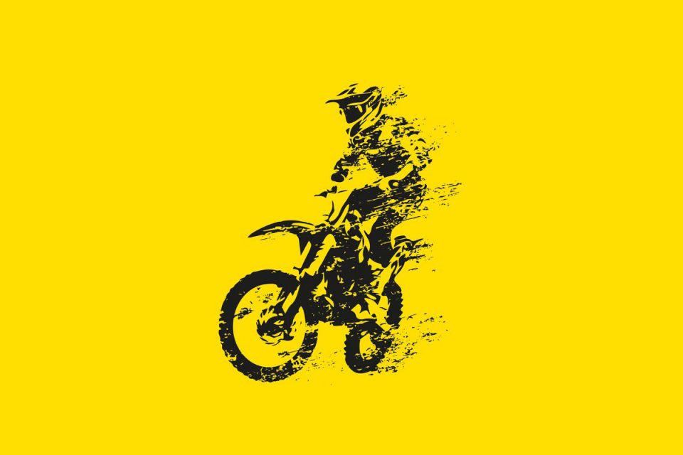 casque de moto cross