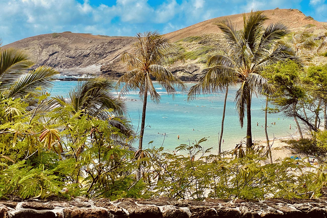 Baie de Hanauma à Hawaii