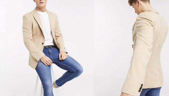 Look Blazer Homme porté avec un jean