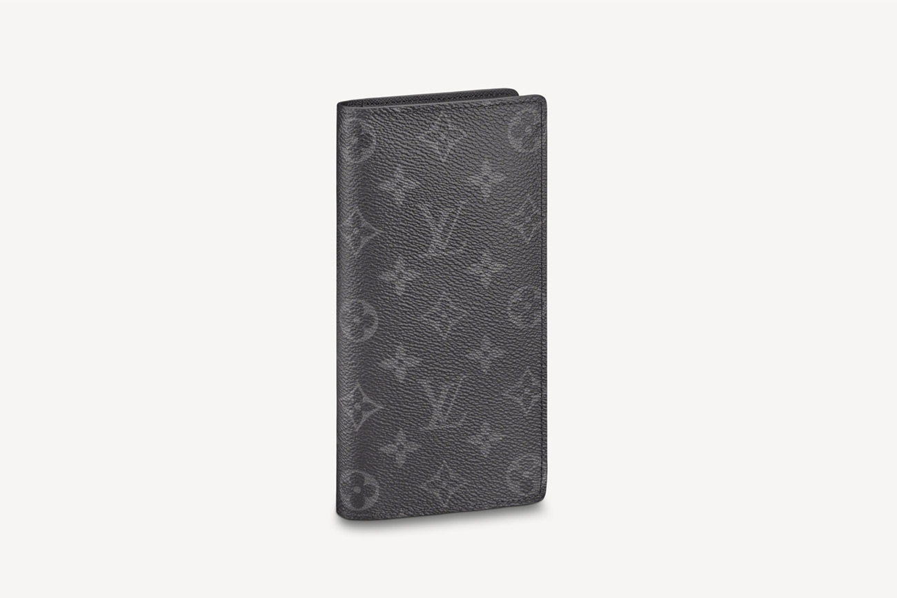 Portefeuille Long Brazza Toile Monogram Eclipse Louis Vuitton