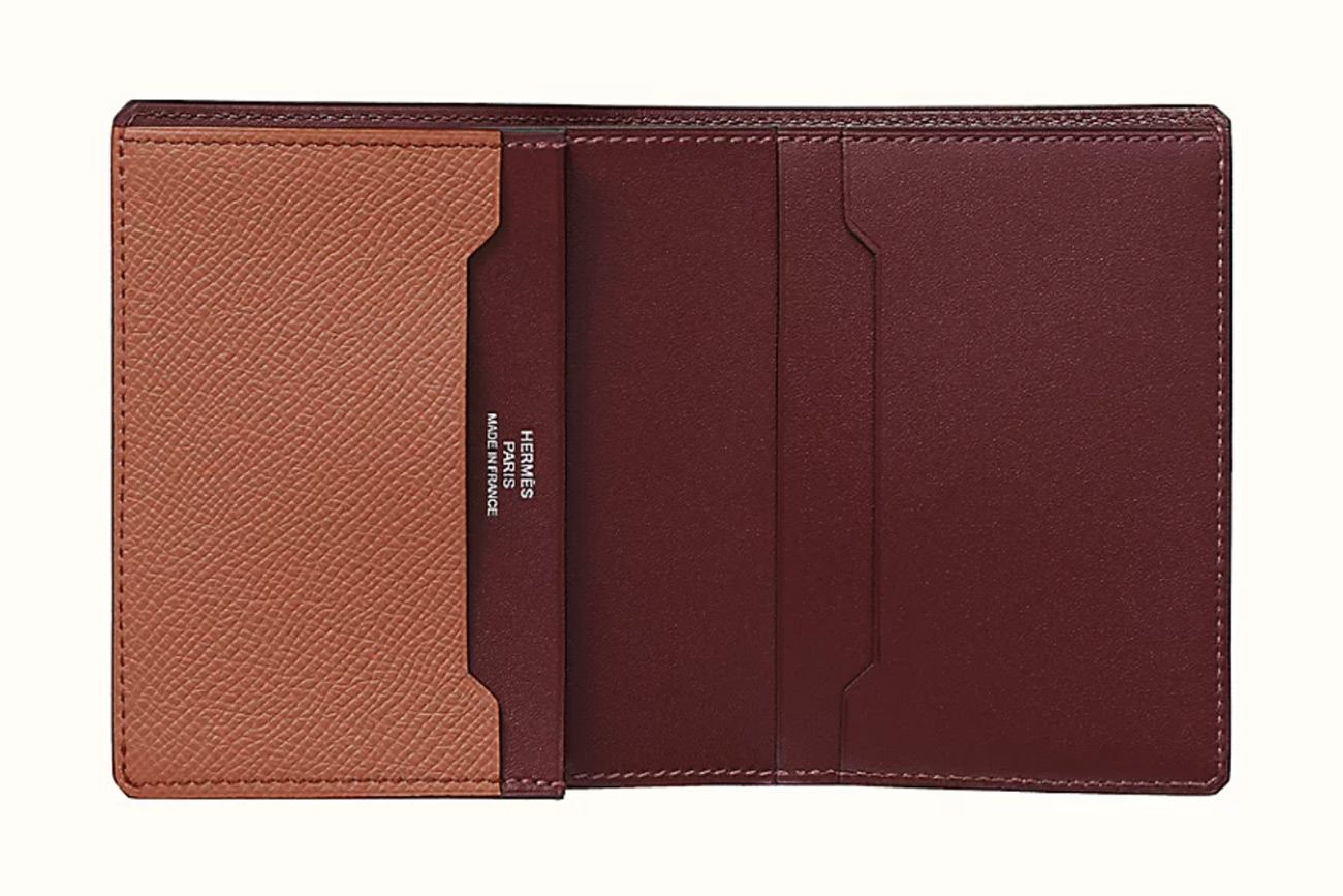 portefeuille compact hermès pour hommes