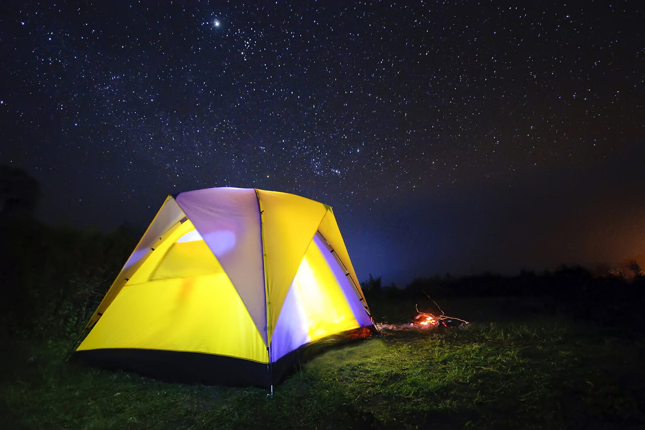 matériau tente de camping