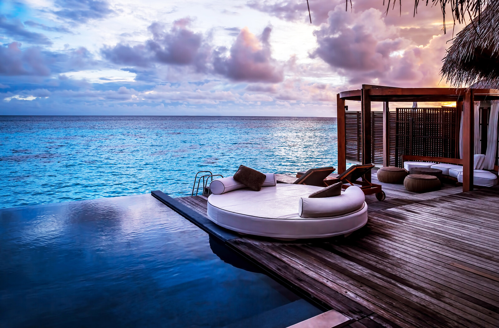 résidence avec vue sur mer aux Maldives