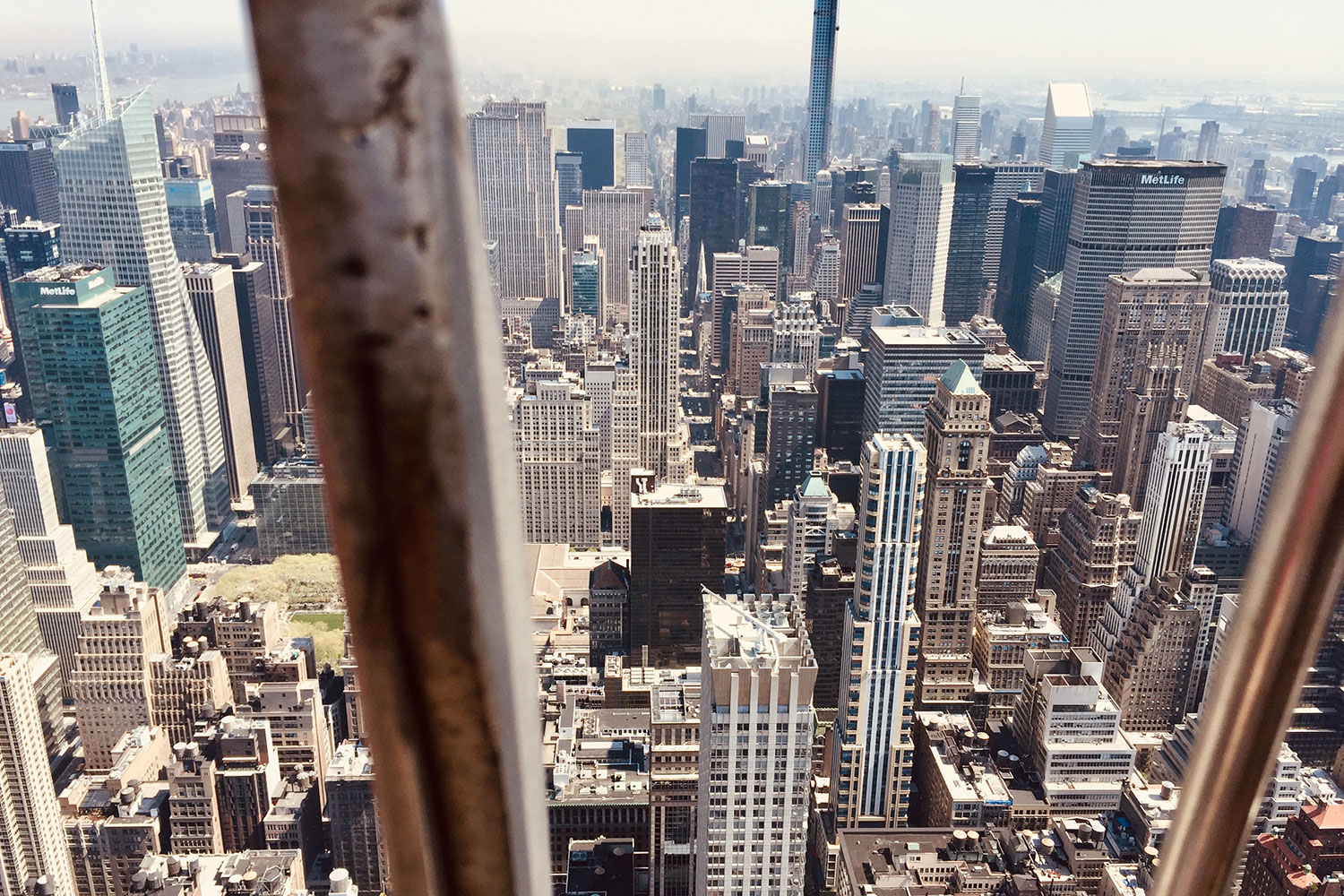 Vue depuis l'Empire State Building