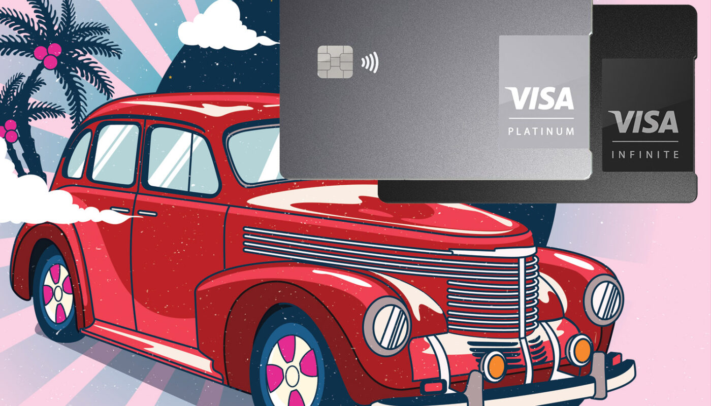 assurance location de voiture Visa Platinum et Infinite
