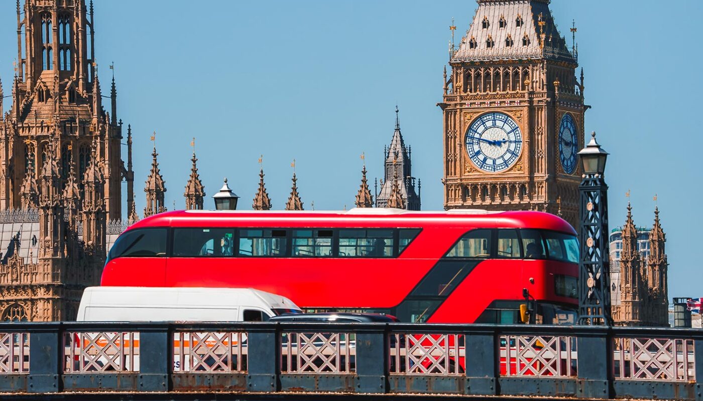 Big Ben et le pont de Westminster à Londres